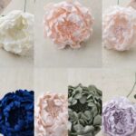 Flori de polifoam Bujori 26 cm/12buc