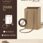 Sacosa Diana 180x180x250 mm/10buc