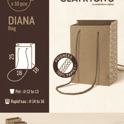 Sacosa Diana 180x180x250 mm/10buc