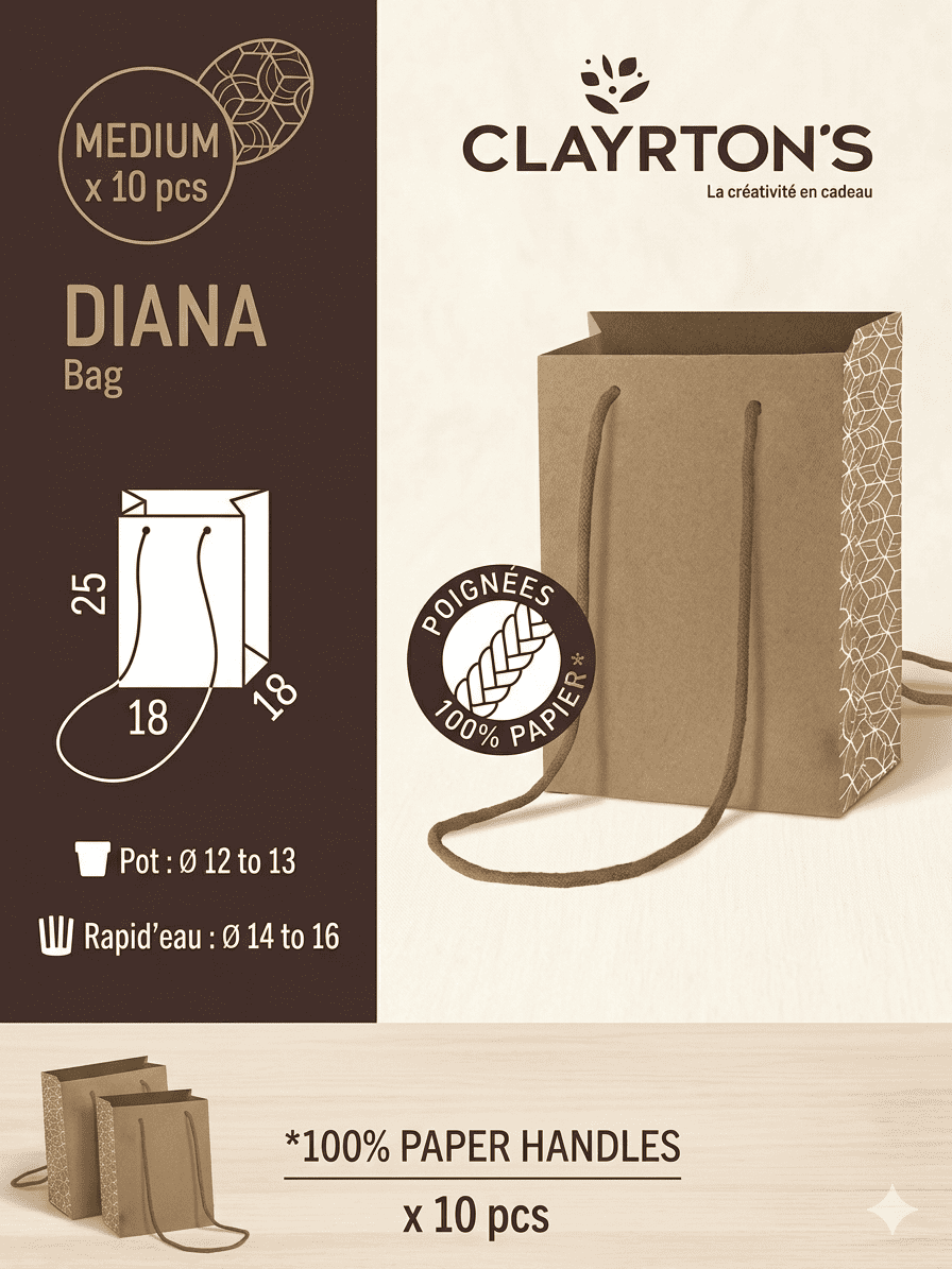 Sacosa Diana 180x180x250 mm/10buc Sacosa Diana 180x180x250 mm/10buc