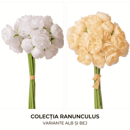 Buchet de ranunculus artificial 32 cm