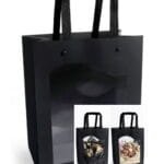Sacoșă Delicatessen 180x 85x230mm/10buc - Negru