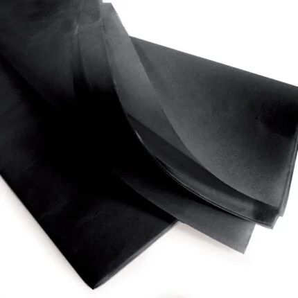 Hârtie de mătase rezistentă la apă Sirius Smooth (Creastyl) 50x75cm, 17 g/m²negru/240buc – En Gros