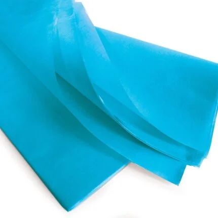 Hârtie de mătase rezistentă la apă Sirius Smooth (Creastyl) 50x75cm, 17 g/m²albastru/240buc – En Gros