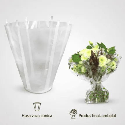 Suport buchete cu rezerva apa 18cm/20buc