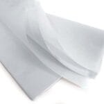 Hârtie de mătase albă, rezistentă la apă, 50x75 cm (set în tub 48buc)