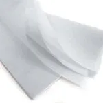 Hârtie de mătase albă, rezistentă la apă, 50x75 cm (set în tub 48buc)