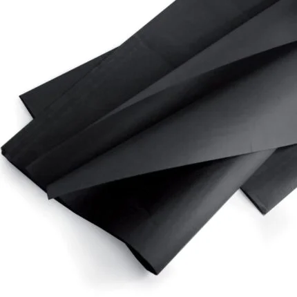 Hârtie de mătase rezistentă la apă Cosmos, 50.8 x 76 cm, pachet en gros 240 bucăți negru